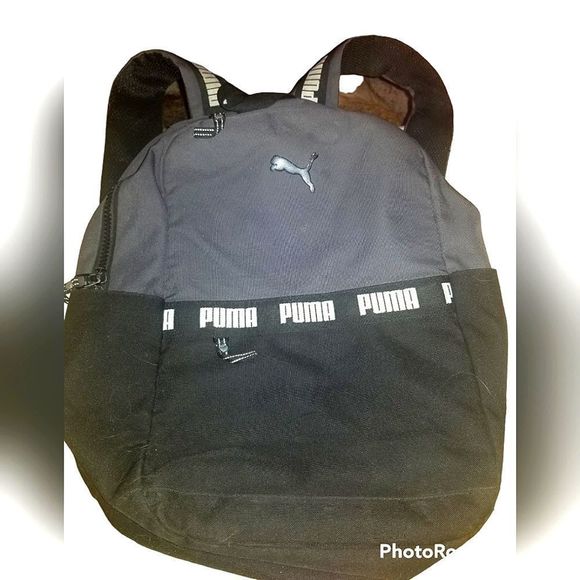 Puma Backpack Black and Grey - Picture 1 of 4